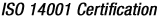 ISO 14001 Certification